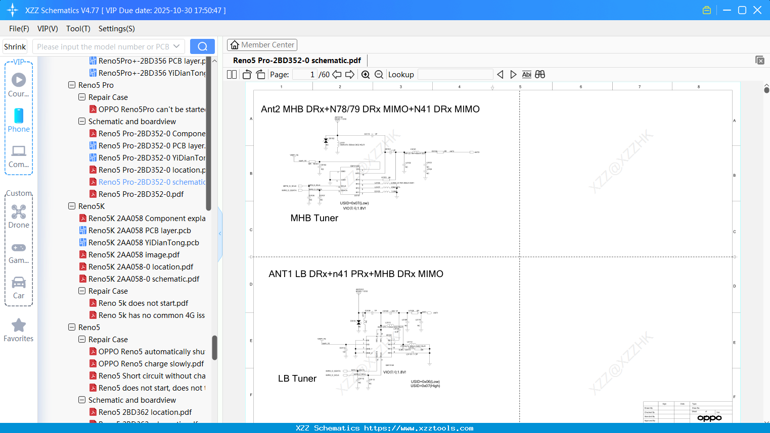 OPPO Reno5 Pro-2BD352-0 Schematic